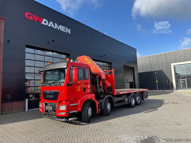 Camion-grue MAN TGS 35.460 8x2 Palfinger PK 65002-SH Euro 6