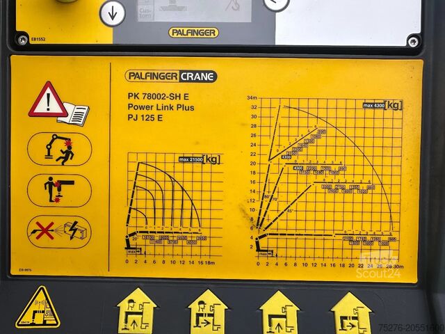 Kranbil Scania R440 8x2 Palfinger PK 78002 FlyJib,Winch Euro 6