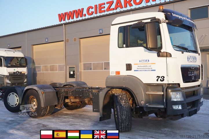 Шасі MAN TGS 26.360/ 550 cm chassis/ steered axle