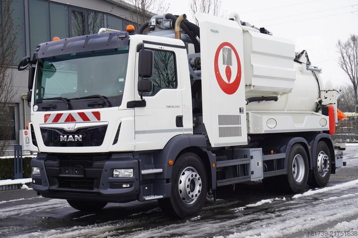 Асенізатор MAN TGM 26.340 E6 / RIVARD sewage cleaner 11