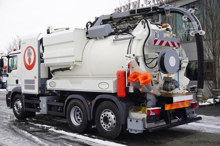 Асенізатор MAN TGM 26.340 E6 / RIVARD sewage cleaner 11