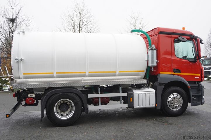 Асенізатор Mercedes-Benz Actros 1833 / 260 tho. km / NEW septic t