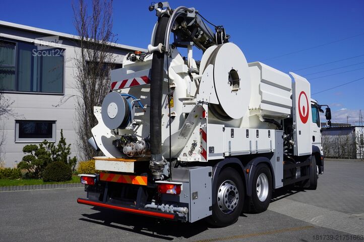 Асенізатор MAN TGM 26.340 E6 / RIVARD sewage cleaner 11