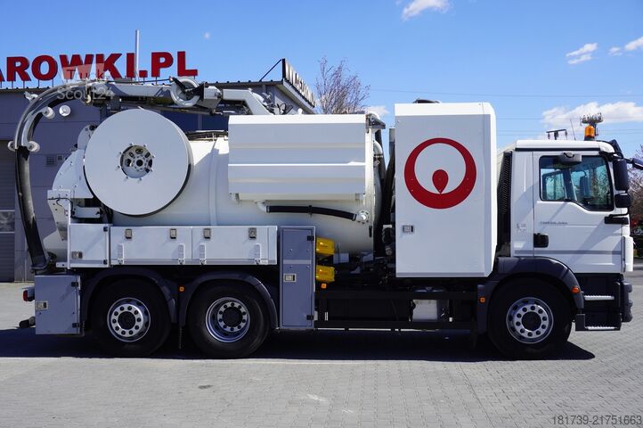 Асенізатор MAN TGM 26.340 E6 / RIVARD sewage cleaner 11