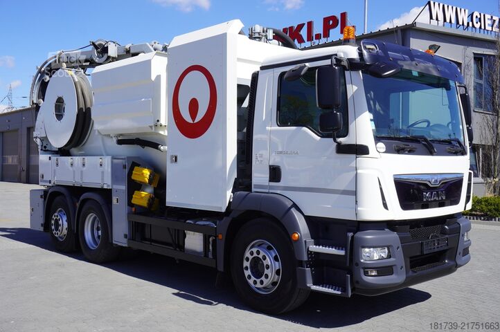 Асенізатор MAN TGM 26.340 E6 / RIVARD sewage cleaner 11