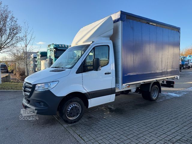 Gardinsidad skåpbil MERCEDES-BENZ Sprinter 519 CDI Pritsche+Schiebeplane/Automatik