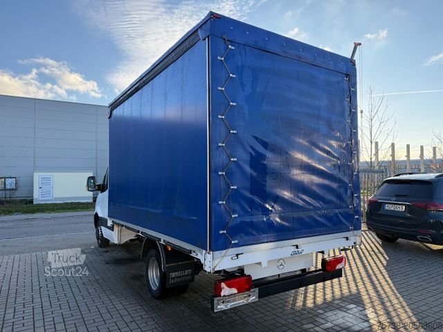 Gardinsidad skåpbil MERCEDES-BENZ Sprinter 519 CDI Pritsche+Schiebeplane/Automatik