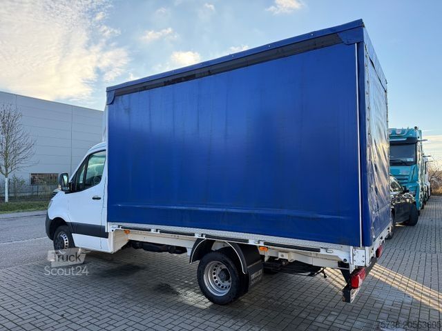 Gardinsidad skåpbil MERCEDES-BENZ Sprinter 519 CDI Pritsche+Schiebeplane/Automatik