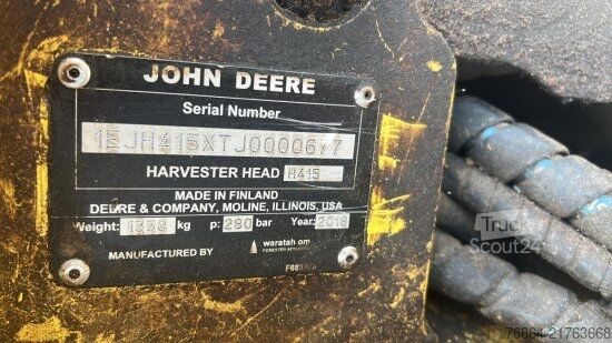 Лесохозяйственная машина JOHN DEERE 1270G HARVESTER 8X8