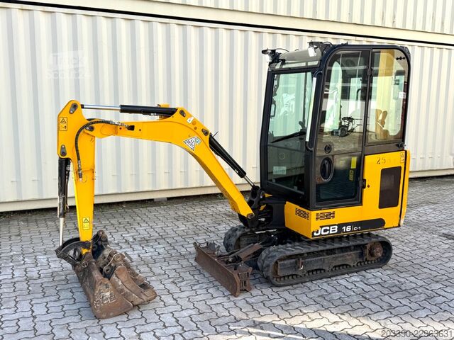 Mini-pelle JCB 16C-1 / 799 H / 3 x Löffel / 2022 BJ
