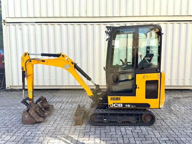 Mini-pelle JCB 16C-1 / 799 H / 3 x Löffel / 2022 BJ