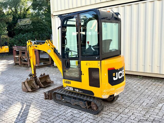 Mini-pelle JCB 16C-1 / 799 H / 3 x Löffel / 2022 BJ