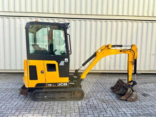 Mini-pelle JCB 16C-1 / 799 H / 3 x Löffel / 2022 BJ