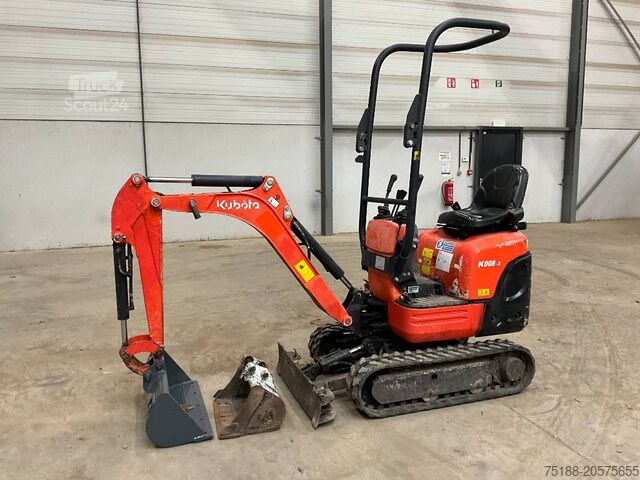 Mini excavator Kubota K 008-3