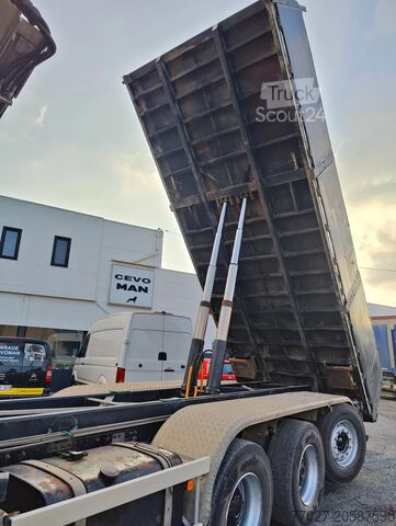 Basculantă cu macara MAN Tridem 8x4 Euro6 Kipper Kraan Fassi F365