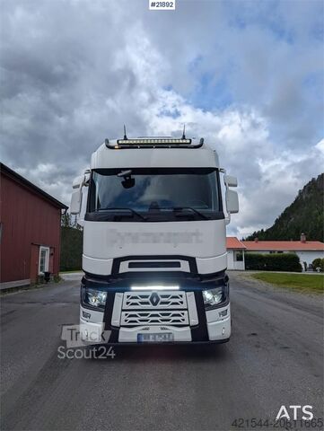 Viehtransport Renault 520T High 6x2 livestock truck with HFR trailer