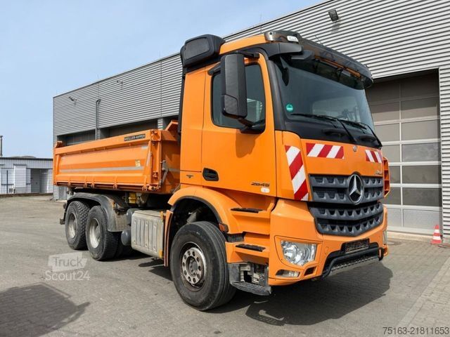 Tipvogn MERCEDES-BENZ Arocs 2645 K 6x4 3-Achs Kipper Meiller Bordmatik