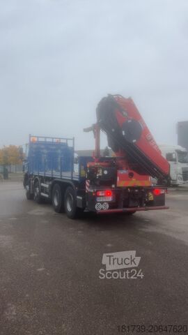 Plošina s jeřábem DAF CF 480 8x4 E6 / Fassi F315A.2.26 crane