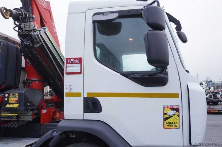 Emelvény daruval Renault C280 DTI 8 / FASSI crane 5.6T / 560 mth