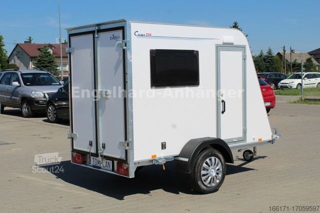 Kasti piekabe TOMPLAN Kofferanhänger TFS-S 750 kg 250 x 125 x 150 cm