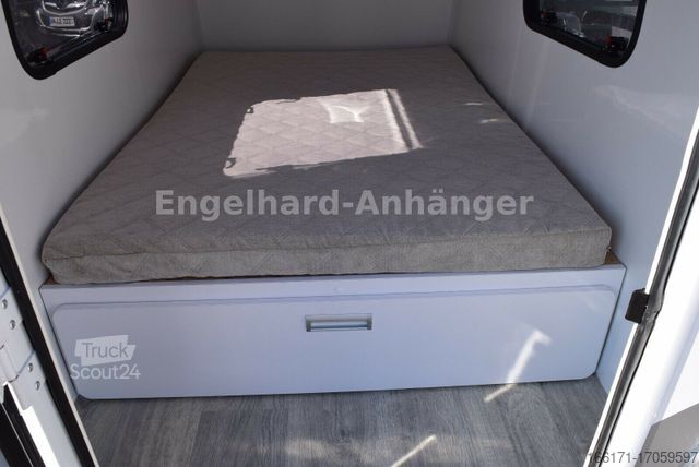 Kasti piekabe TOMPLAN Kofferanhänger TFS-S 750 kg 250 x 125 x 150 cm