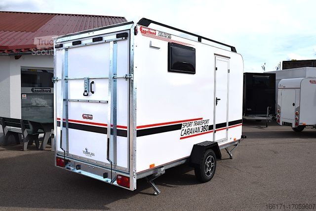 Przyczepa skrzyniowa TOMPLAN TFS360 Sport Transport Caravan / Kofferanhänger