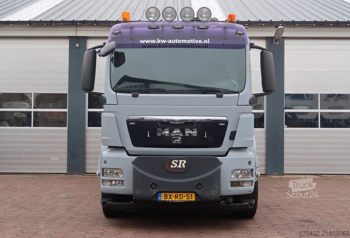 Camion-benne avec grue MAN TGS 26.320 6X2/ HMF 1643 Z CRANE/