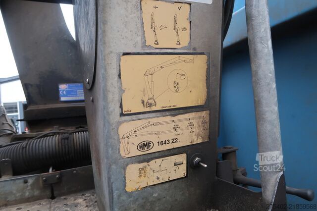 Wywrotka z dźwigiem MAN TGS 26.320 6X2-4/ HMF 1643 Z CRANE/