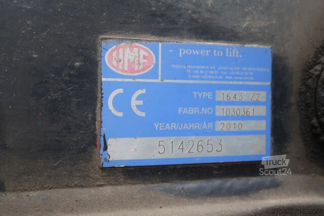 Wywrotka z dźwigiem MAN TGS 26.320 6X2-4/ HMF 1643 Z CRANE/