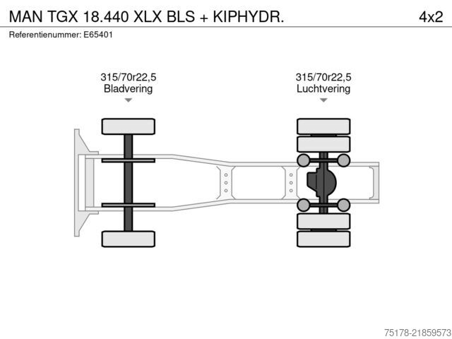MTS standard MAN TGX 18.440 XLX BLS + KIPHYDR.