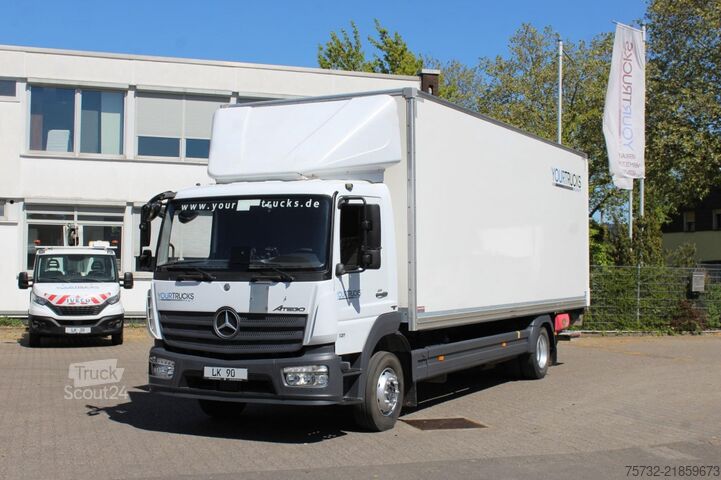 Skåpbil Mercedes-Benz Atego 1218 Koffer LDW LBW Seitentür Rolltor