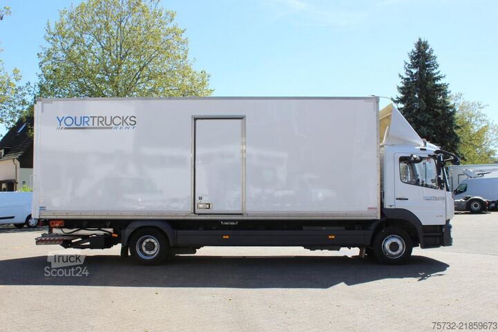 Skåpbil Mercedes-Benz Atego 1218 Koffer LDW LBW Seitentür Rolltor