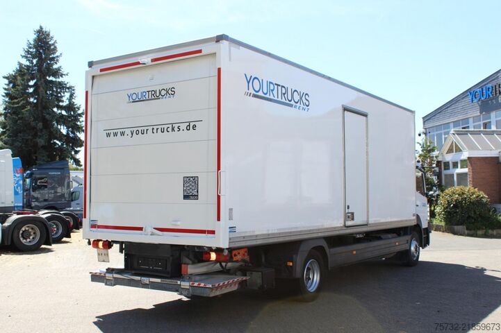 Skåpbil Mercedes-Benz Atego 1218 Koffer LDW LBW Seitentür Rolltor