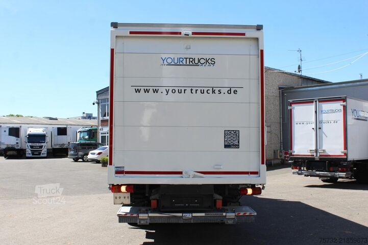 Skåpbil Mercedes-Benz Atego 1218 Koffer LDW LBW Seitentür Rolltor