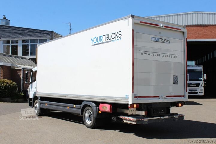 Skåpbil Mercedes-Benz Atego 1218 Koffer LDW LBW Seitentür Rolltor