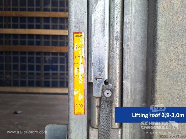 Atvira puspriekabė su tentu Schmitz Cargobull Curtainsider Mega