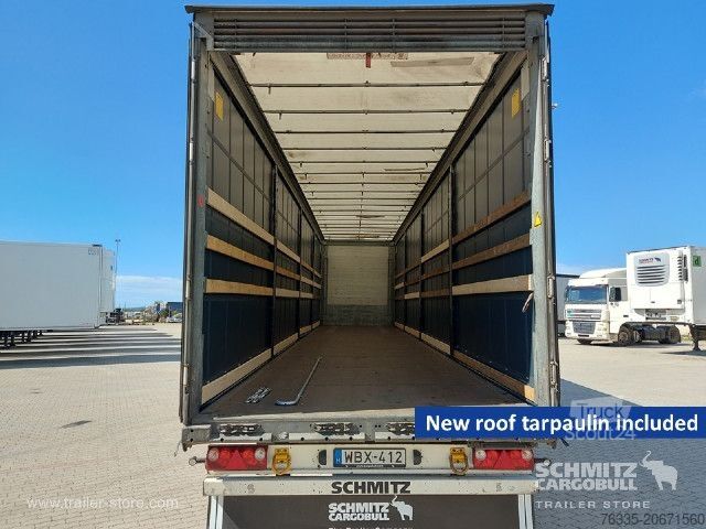 Atvira puspriekabė su tentu Schmitz Cargobull Curtainsider Mega