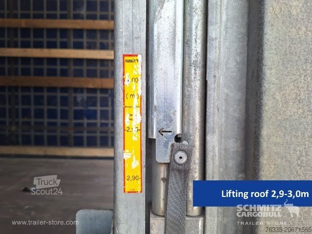 Atvira puspriekabė su tentu Schmitz Cargobull Curtainsider Mega