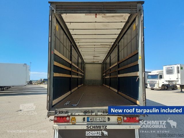 Atvira puspriekabė su tentu Schmitz Cargobull Curtainsider Mega