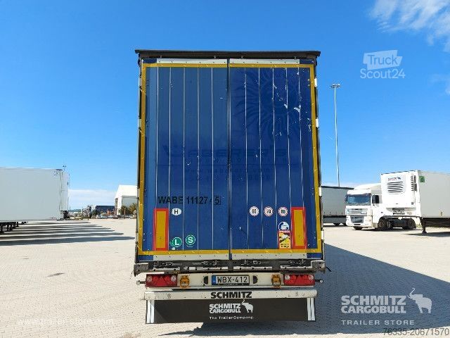 Atvira puspriekabė su tentu Schmitz Cargobull Curtainsider Mega