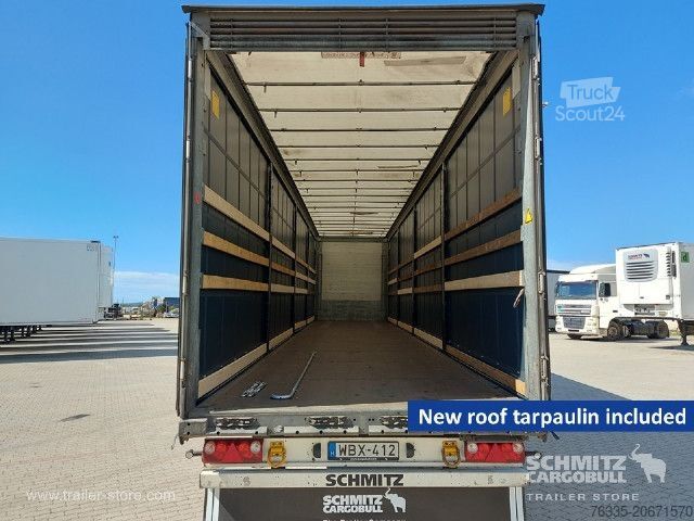 Atvira puspriekabė su tentu Schmitz Cargobull Curtainsider Mega