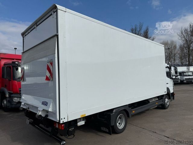 Skåpbil MERCEDES-BENZ ATEGO 818 L Koffer 6,10 m LBW 1 to.*AHK*Luft HA