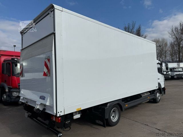 Skåpbil MERCEDES-BENZ ATEGO 818 L Koffer 6,10 m LBW 1 to.*AHK*Luft HA