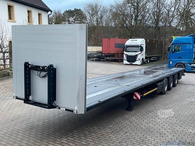 Darba platformas puspiekabe KÖGEL SN24 Plattform Plateau Mega Liftachse Überbreite