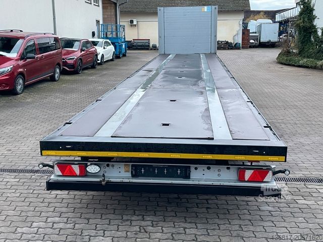 Darba platformas puspiekabe KÖGEL SN24 Plattform Plateau Mega Liftachse Überbreite