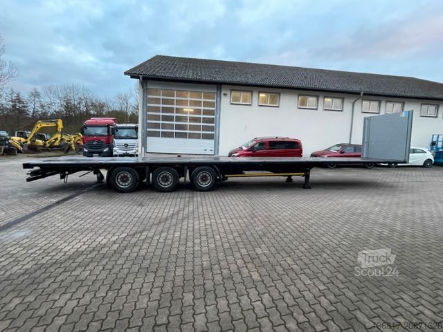 Darba platformas puspiekabe KÖGEL SN24 Plattform Plateau Mega Liftachse Überbreite