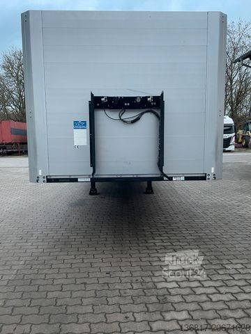 Darba platformas puspiekabe KÖGEL SN24 Plattform Plateau Mega Liftachse Überbreite