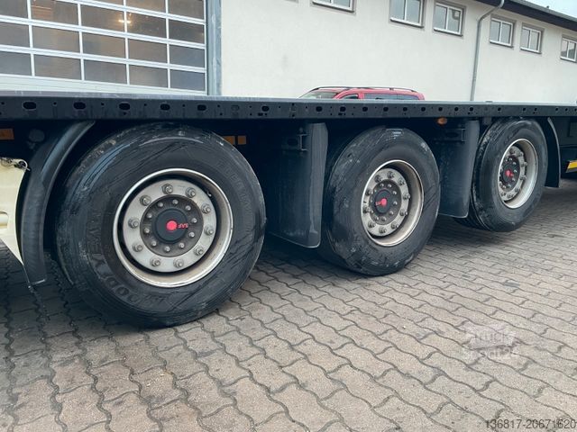 Darba platformas puspiekabe KÖGEL SN24 Plattform Plateau Mega Liftachse Überbreite