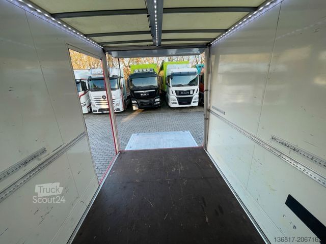 Skåpbil IVECO Daily S 35-160 Koffer LBW Luftfed. KAM 3-Sitze