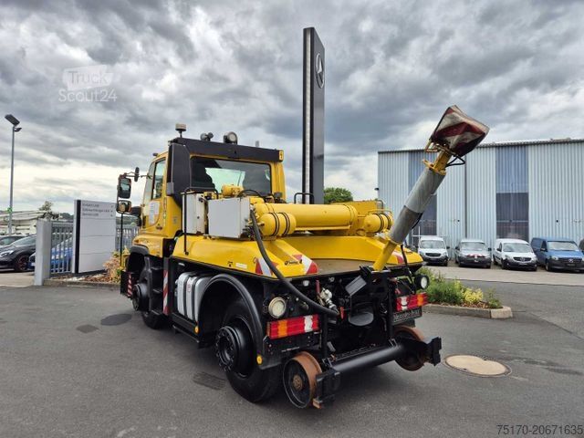 Φορτηγό ειδικού σκοπού MERCEDES-BENZ Unimog U400 4x4 Zweiwege ZAGRO 800t/52 Achsen